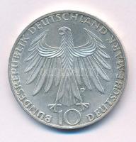 Német Szövetségi Köztársaság 1972D 10M Ag "Nyári Olimpia, München / térdelő atléták" T:AU ...