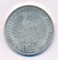 Német Szövetségi Köztársaság 1972G 10M Ag "Nyári Olimpiai Játékok München / Olimpiai Láng"...