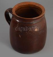 Fazék. Alföld, cca 1900, m: 17 cm