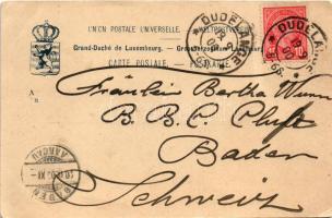 1900 Dudelange, Hauts Fourneaux. Charles Bernhoeft. No. 813. / steel mill, factory (fa)