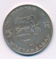 1947. 5Ft Ag "Kossuth" T:F patina Adamo F8.1