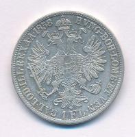 Ausztria 1858A 1Fl Ag "Ferenc József" T:VF,F Austria 1858A 1 Florin Ag "Franz Joseph" C:VF,F Krause KM#2219