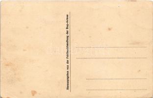 Brest, Brest-Litowsk; Zerstörte Häuser, verkohlte Bäume / WWI German military, destroyed houses and ...