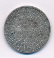 Ausztria 1875. 1Fl Ag "Ferenc József" T:XF,VF patina, kis ph. Austria 1875. 1 Florin Ag "Franz Joseph" C:XF,VF patina small edge error Krause KM#2222