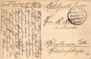 1916 Brest, Brest-Litowsk; Fort Graf Berg / WWI German military, fortress in winter