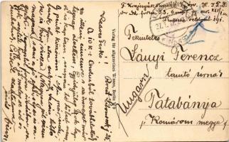 1917 Brest, Brest-Litowsk; WWI German military, ruins (EK)