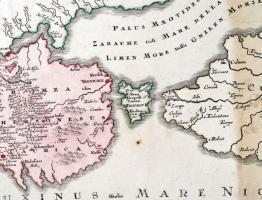 [A Fekete tenger, a Krím félsziget és Tatárföld térképe] Tobias Conrad Lotter (1717?1777) : Tabula S...