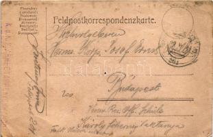 Fröhliche Pfingsten! 2. Armee / WWI German and Austro-Hungarian K.u.K. military art postcard with Pe...