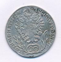 1787B 20kr Ag "II. József" Körmöcbánya (6,46g) T:VF Hungary 1787B 20 Kreuzers Ag "Joseph II" Kremnica (6,46g) C:VF Huszár: 1880., Unger III.: 1329.a