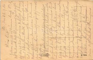 1916 Baranavichy, Baranovichi, Baranowitschi; Hauptstraße / WWI German military, main street, shops ...