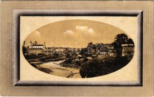 Vitebsk, Vitsyebsk; Vitba riverside, general view (small tear)