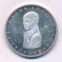 Német Szövetségi Köztársaság 1977G 5M Ag "Heinrich von Kleist" T:AU patina
German Federal...