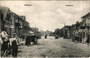 1916 Kobryn, Brestestr. / street view, shops. L. Abramowitsch (EK)