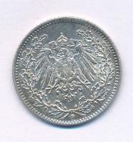 Német Birodalom 1918D 1/2M Ag T:XF,VF patina
German Empire 1918D 1/2 Mark Ag C:XF,VF patina
Krause...