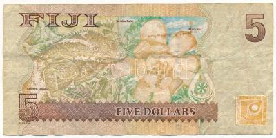 Fidzsi-szigetek 2007-2011. 5$ T:F
Fiji 2007-2011. 5 Dollars C:F
Krause P#110
