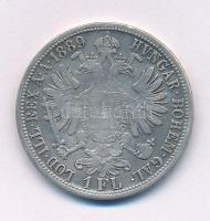 Ausztria 1889. 1Fl Ag "Ferenc József" T:VF patina Austria 1889. 1 Florin Ag "Franz Joseph" C:VF patina Krause KM#2222