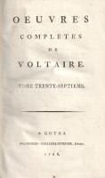 Voltaire [Arouet, François-Marie]:
Dictionnaire philosophique. Tome I.
Gotha, 1786. Chez Charles-G...