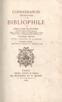 Rouveyre, Édouard: 
Connaissances nécessaires á un bibliophile. Premiere Partie, accompagnée de 7 p...