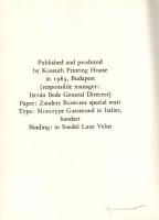 Villon, François: 
Small Testament. (A Kossuth Nyomda bibliofil minikönyve.)
Budapest, 1983. (Koss...