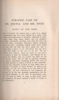 Stevenson, Robert Louis: 
Strange Case of Dr. Jekyll and Mr. Hyde - Thrawn Janet - The Merry Men - ...