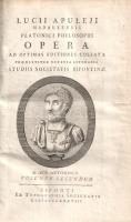 Apuleius, Lucius:
Lucii Apuleji Madaurensis platonici philosophi Opera ad optimas editiones collata...