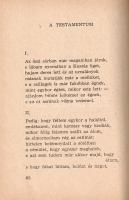 François Villon költeményei Faludy György fordításában. (A műfordító engedélye és impresszum nélküli...
