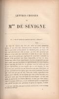 Madame de Sévigné: 
Lettres de Madame de Sévigné. Précédées d'une notice historique et littéra...