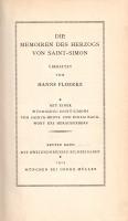 Saint-Simon, [Louis de Rouvroy, duc de]: 
Die Memoiren des Herzogs von Saint-Simon. Übersetzt von H...