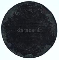 1898. "Samassa József egri érseki székre emelésének 25. évfordulója" kétoldalas, bronz eml...