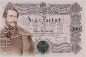 2002. 100Ft "Kossuth Lajos" elsőnapi veret, díszlapon "011339" T:UNC Adamo FOEM1