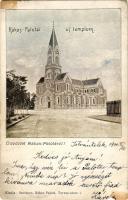 1900 Budapest XV. Rákospalota, Új templom. Stachora kiadása (b)