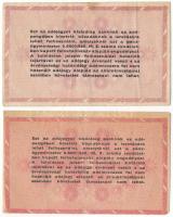 1946. 1.000.000AP (2x) sorszámozott és sorszám nélküli változatok, egyiken fordított címer T:F