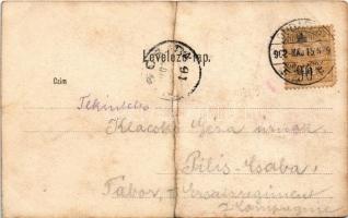 1902 Budapest II. Lukács-fürdő. Schwarcz Jakab kiadása (fa)