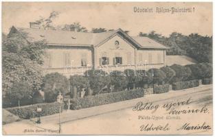 1902 Budapest XV. Rákospalota, Palota-Újpest; vasútállomás. Schön Bernát kiadása (fl)