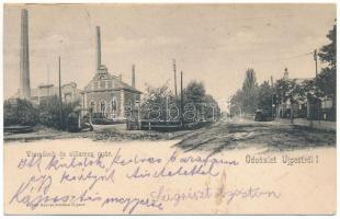 1905 Budapest IV. Újpest, Vízművek és villamos gyár. Schön Bernát kiadása (EB)