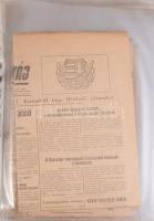 1956 A Forradalom és szabadságharc időszakából származó folyóirat számol gyűjteménye, októbertől dec...