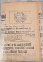 1956 A Forradalom és szabadságharc időszakából származó folyóirat számol gyűjteménye, októbertől dec...