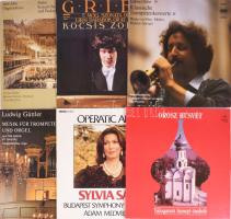30 darab klasszikus zenei vinyl lemez, közte jobb gyűjtői darabokkal, átnézésre érdemes!
