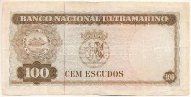 Timor / Portugál Közigazgatás 1963. 100Esc "164495" T:F,VG
Timor / Portugese Colony 1963....