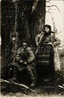 Russische Bauern / Russian folklore, peasants. Hermann Eckners Werkstatt für Lichtbildnerei (Weimar)...