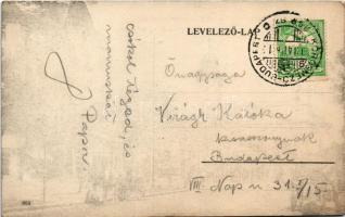 Debrecen, református nagytemplom és Alföldi Takarékpénztár új palotája + "KŐRÖSMEZŐ - BUDAPEST ...