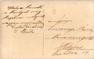 Petráss Sári és Raskó Géza (A Dollárkirálynő) Strelisky photo (hullámos / wavy)