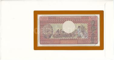 Kamerun 1983. 500Fr "037525460" felbélyegzett borítékban, bélyegzéssel T:UNC
Cameroon 198...