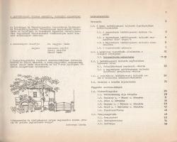 Magyarország hagyományos lakókörnyezeti kultúráinak feltárása és értékelése a továbbfejlesztés szemp...