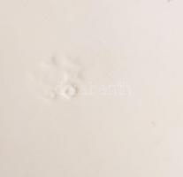 Gorka Iparművészeti Vállalatos kerámia tál. Mázas kerámia, jelzett, hibátlan 32 cm