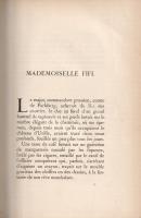 Maupassant, Guy de: 
Mademoiselle Fifi. M. Jocaste. 
Paris, 1908. Librairie Louis Conard (L'I...