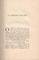 Maupassant, Guy de:
La Maison Tellier. Ma femme. Les conseils d'une grand'mere.
Paris, 1...