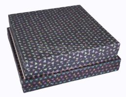 Ezüst (Ag) 6 személyes, 43 részes evőeszköz készlet. Pest, 1872-1937 közötti fémjel, 800 ezrelékes e...