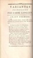 (Voltaire) [Arouet, François-Marie]:
La Henriade. Nouvelle édition. Tome I. [Esterházy Eleonóra tul...