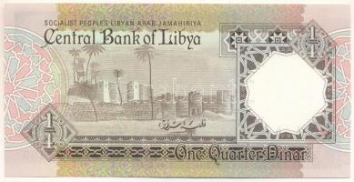 Líbia DN(1990) 1/4D "4/2 352160" T:UNC
Lybia ND(1990) 1/4 Dinar "4/2 352160" C:...